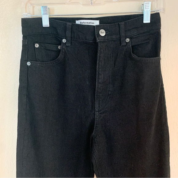 Reformation Liza Ultra High Rise Straight Jeans Size 26 - Picture 5 of 9